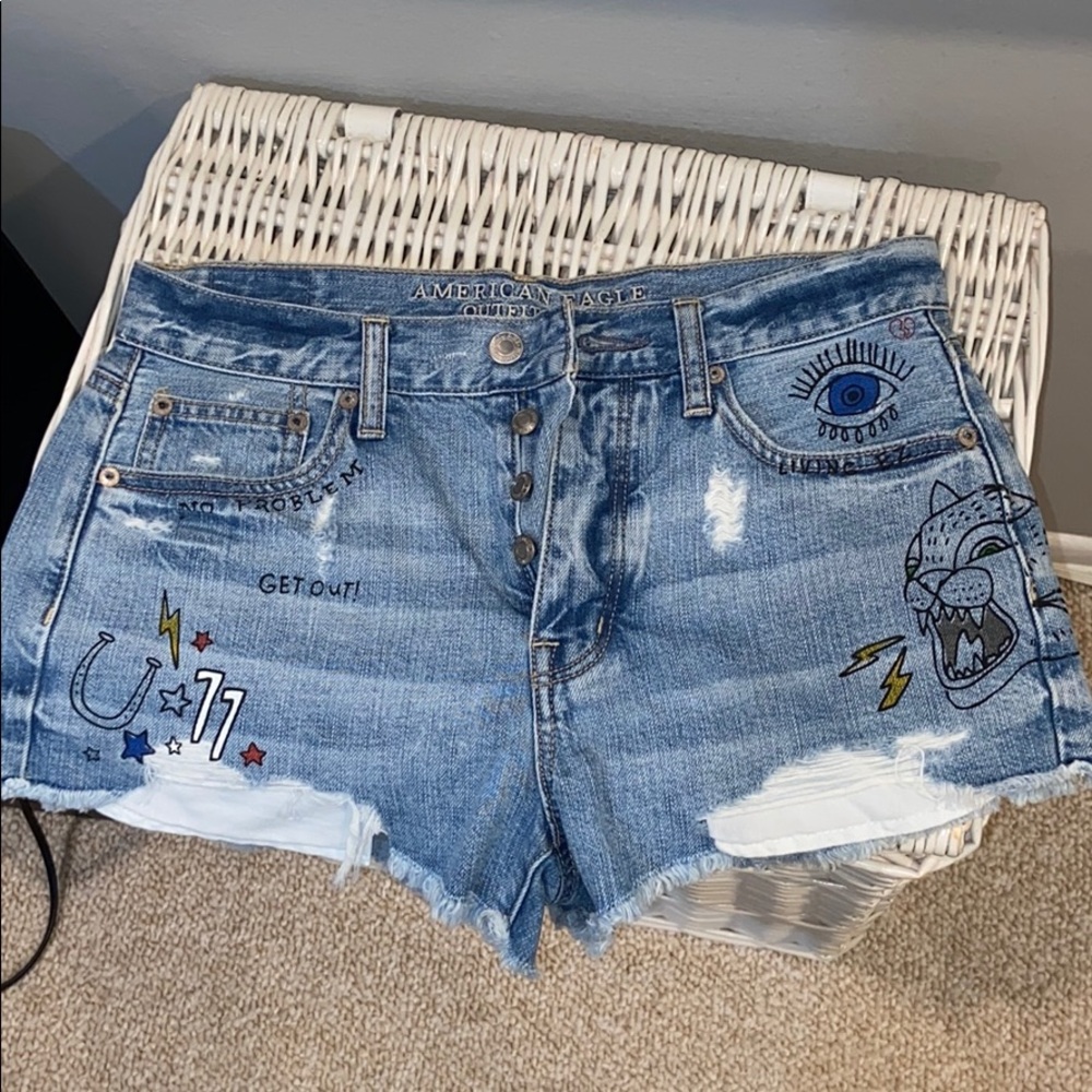 jean shorts